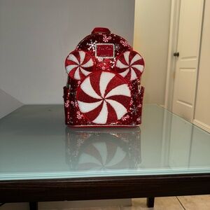 Loungefly Red and White Mini Bag